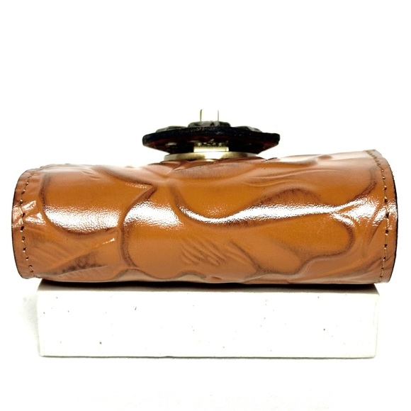 Patricia Nash Casella Embossed Leather Wallet In Cognac Brown - Picture 5 of 16